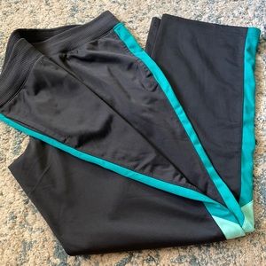 BCG Large sweatpants with teal side stripe
